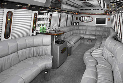 Montreal Limo Bus Interiour